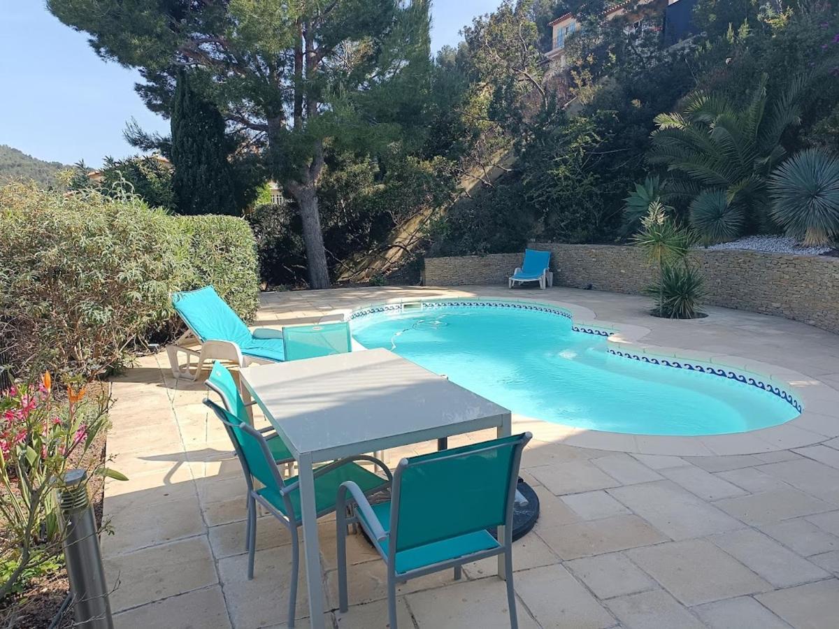 La Madrague- 2P Avec Piscine Privative Apartman Saint-Cyr-sur-Mer Kültér fotó