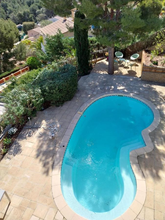 La Madrague- 2P Avec Piscine Privative Apartman Saint-Cyr-sur-Mer Kültér fotó